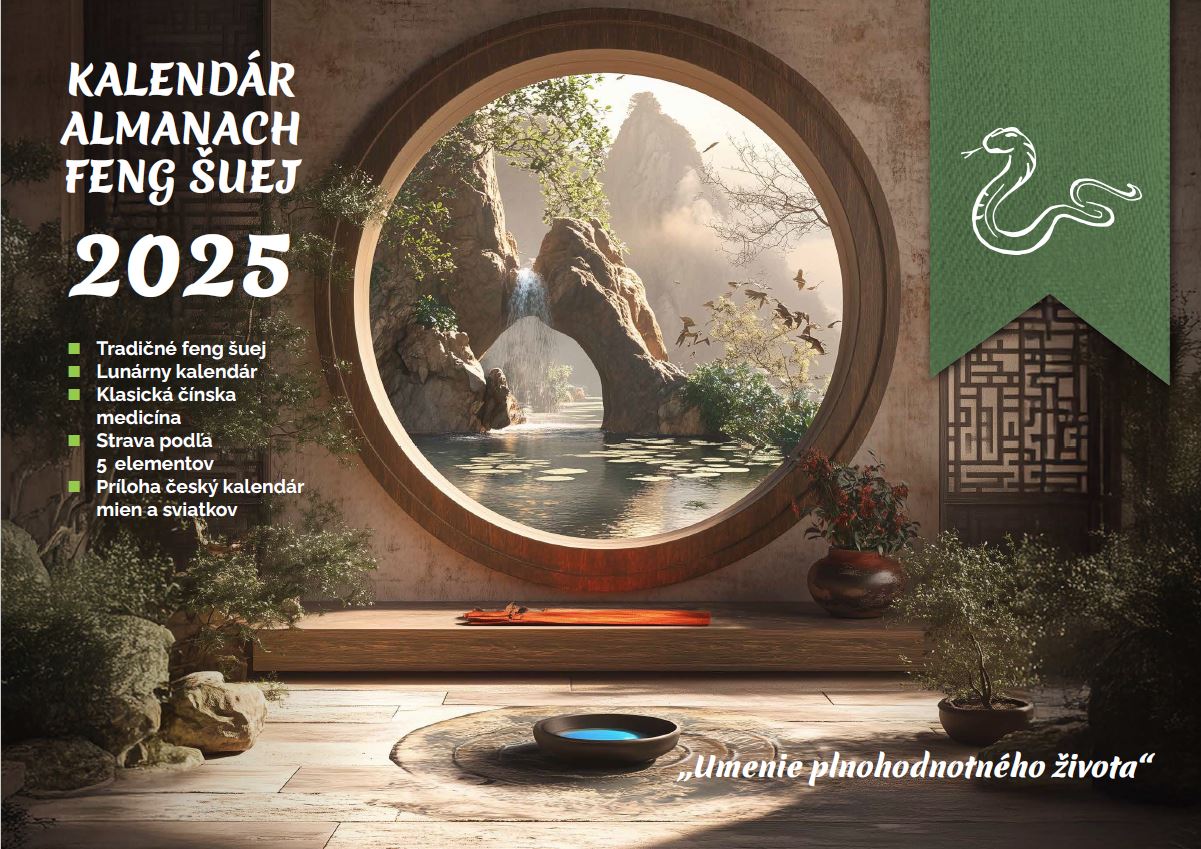 Kalendár almanach feng šuej 2025 - 1